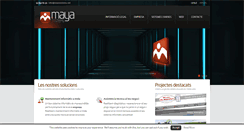 Desktop Screenshot of mayasystems.net