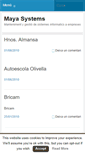 Mobile Screenshot of mayasystems.net